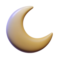 distinctive surreal Symmetrical crescent moon. Single-weight stroke, minimal design with Scalable Design. precision png