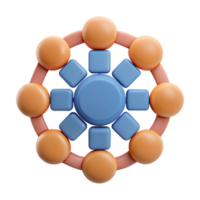 esplêndido icônico mínimo relâmpago parafuso ícone com fresco arestas e plano amarelo preencher com escalável Projeto. png