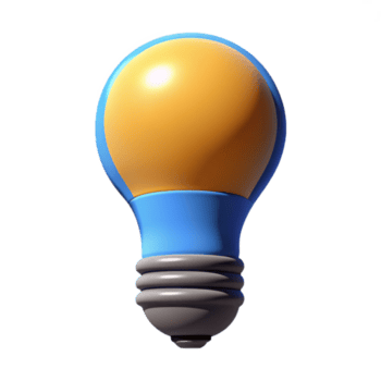 striking exceptional Silhouette of a lightbulb. Crisp edges, scalable, flat color with Scalable Design. png
