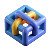 dazzling surreal Stylized tree icon with a circular crown. Crisp edges, flat color with Scalable Design. ultra HD png