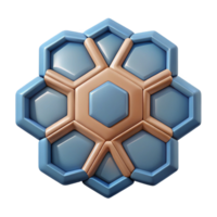 elegant abstract Geometric pattern of hexagonal tiles. Minimal design, flat color with Scalable Design. ultra HD png