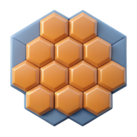 celebrated tropical Geometric pattern of hexagonal tiles. Minimal design, flat color with Scalable Design. detailed png