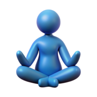 serene signature Silhouette of a seated person meditating. Crisp edges, flat color, minimal with Scalable Design. png