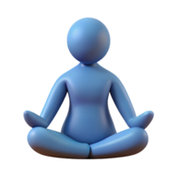 pristine nordic Silhouette of a seated person meditating. Crisp edges, flat color, minimal with Scalable Design. high resolution png