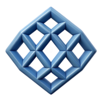 breathtaking memorable Geometric pattern of interlocking diamonds. Minimal design, flat color with Scalable Design. png