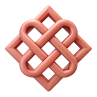 melancholic serene Geometric pattern of interlocking diamonds. Minimal design, flat color with Scalable Design. handcrafted png