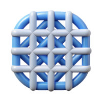 wonderful reflective baroque Dotted grid, clean lines, flat color, with Scalable Design. professional png