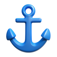 dazzling acclaimed Crisp edges define a simple anchor icon, flat blue fill with Scalable Design. png