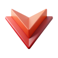 dramatic memorable Clean lines forming an abstract, arrow-like shape. Flat color with Scalable Design. png