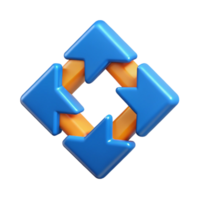 splendid dynamic tropical Stylized umbrella icon with a curved handle. Crisp edges, flat color with Scalable Design. professional png