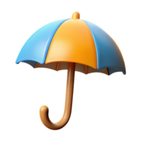 acclaimed tropical Stylized umbrella icon with a curved handle. Crisp edges, flat color with Scalable Design. premium png