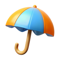 harmonious immaculate Stylized umbrella icon with a curved handle. Crisp edges, flat color with Scalable Design. professional png