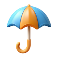 radiant iconic Stylized umbrella icon with a curved handle. Crisp edges, flat color with Scalable Design. png