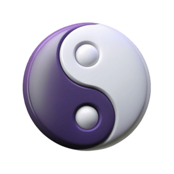 notevole elegante simmetrico design di un' yin e yang simbolo. peso singolo ictus, minimo design con scalabile design. magistralmente catturato png