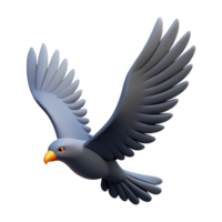 dreamy beautiful Silhouette of a soaring eagle. Clean lines, flat color, crisp edges with Scalable Design. masterfully captured png