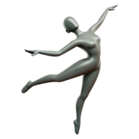 breathtaking creative Silhouette of a graceful dancer. Minimal, single-weight stroke with Scalable Design. authentic png