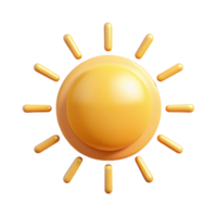 signature retro Minimalist monoline sun with clean lines and flat color with Scalable Design. 8K png