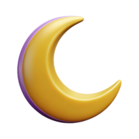 vibrant contemporary Clean lines monoline crescent moon with minimal design and crisp edges with Scalable Design. 4K png
