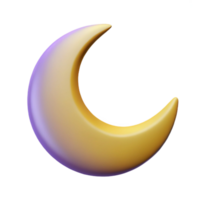 exquisite retro Clean lines monoline crescent moon with minimal design and crisp edges with Scalable Design. studio quality png