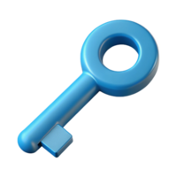 exemplary abstract Clean lines silhouette of a key. Flat color, crisp edges with Scalable Design. 4K png