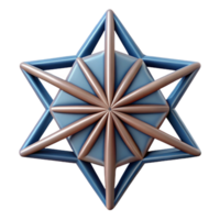 wonderful tranquil baroque Symmetrical monoline star with geometric design and with Scalable Design. artisan png