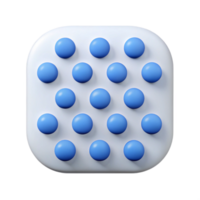 dramatic dramatic Minimalist grid of dots, clean lines, flat color, with Scalable Design. impeccable png