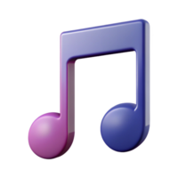memorable abstract Clean lines silhouette of a musical note. Flat color, with Scalable Design. impeccable png