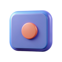 remarkable urban Rectangular badge with rounded corners and a central dot. Minimal, clean lines, flat color with Scalable Design. exclusive png