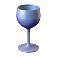 striking peaceful vintage Clean lines silhouette of a wine glass. Flat color, crisp edges with Scalable Design. 4K png