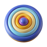 rare urban Concentric circles, flat color, symmetrical, geometric with Scalable Design. 4K png