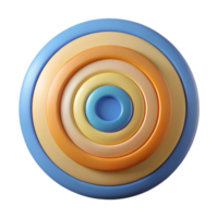 spectacular mysterious impressionist Concentric circles, flat color, symmetrical, geometric with Scalable Design. detailed png