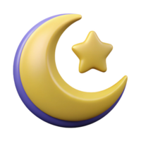 iconic bohemian Crescent moon badge with a symmetrical double curve. Flat color, crisp edges, with Scalable Design. high resolution png