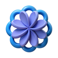 glorious remarkable Overlapping circles forming a flower shape, single-weight stroke, flat color with Scalable Design. png