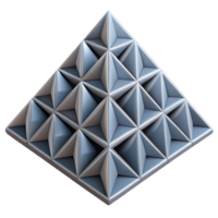 calm splendid A grid of triangles, crisp edges, minimal, with Scalable Design. high resolution png