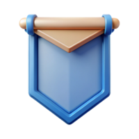 bold hypnotic Banner-shaped badge with pointed ends. Crisp edges, scalable, single-weight stroke with Scalable Design. expertly shot png