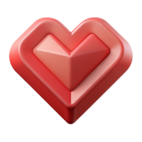 radiant intense baroque A stylized, geometric heart symbol. Flat color, single-weight stroke, crisp edges with Scalable Design. authentic png