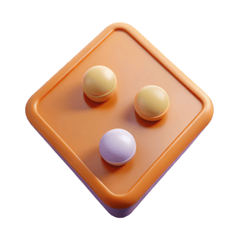 hermosa distintivo triangular Insignia con Tres pequeño círculos a cada esquina. plano color, limpiar líneas, mínimo con escalable diseño. png