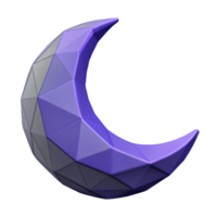 glorioso icônico geométrico crescente lua. limpar \ limpo linhas, escalável, plano cor com escalável Projeto. png