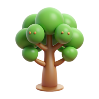 reflective impressive Circular tree character with simple branches. Minimal, flat color with Scalable Design. exclusive png