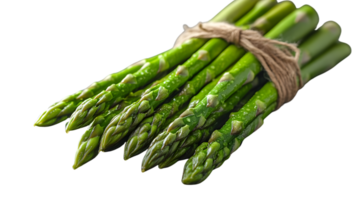 Fresh Green Vegetables Tied with Natural Twine Ideal for Healthy Eating and Culinary Creations png