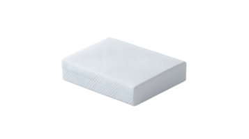 White Memory Foam Mattress on Black Background Comfortable Sleep Solution for Restful Nights png