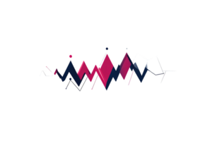 Abstract Geometric Design with Vibrant Colors and Dynamic Shapes for Creative Projects png