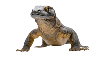 A large reptile with textured scales and a powerful stance ideal for wildlife nature and pre png