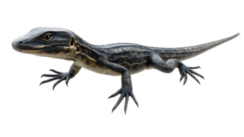 Detailed View of a Reptile with Striking Patterns and Textured Skin Ideal for Nature and Wildl png