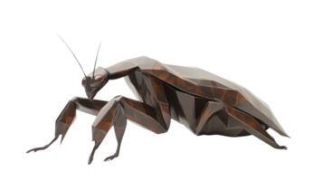 Geometric Insect Design with Intricate Patterns and Modern Artistic Style for Creative Projects png