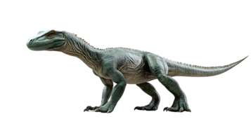Prehistoric creature with detailed scales and sharp claws ideal for educational or fantasy pro png