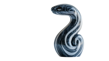 Stylized Serpent with Abstract Patterns A Unique Digital Artwork for Creative Projects png