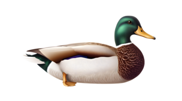 Vibrant Waterfowl with Detailed Plumage and Expressive Features png