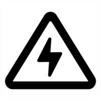 Danger and alert concept in black color vector