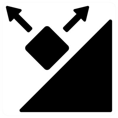Geology and earth icon concept in black color